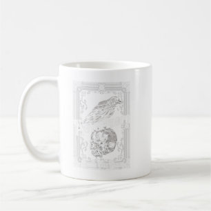 Min favoritpoet Edgar Critic Allan Poe Gif Kaffemugg