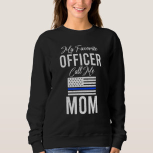 Min favoritpolis kallar mig Mamma-polisens Thin Bl T Shirt