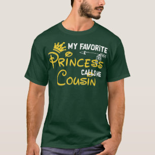 Min favoritprinsessa kallar mig kusin Funny Birthd T Shirt
