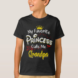 Min favoritprinsessa kallar mig morfar t shirt
