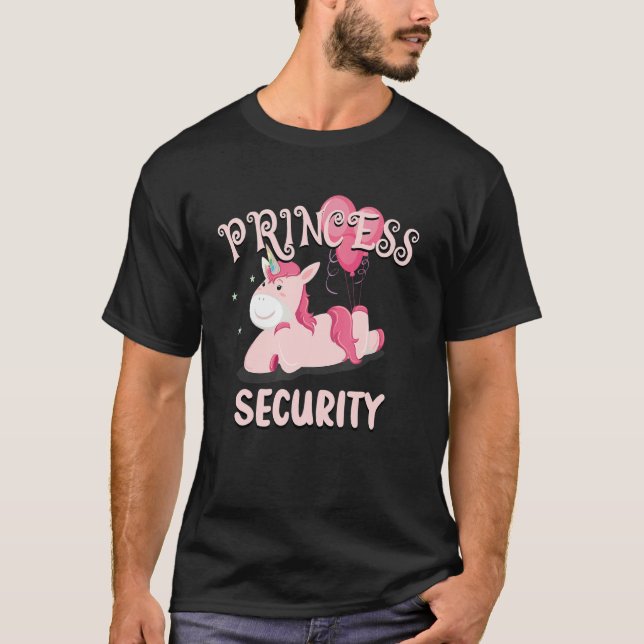 Min favoritprinsessa säkerhetsavgift, Pappa, tull  T Shirt (Framsida)
