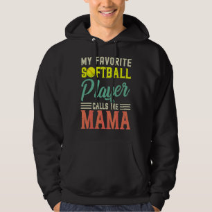 Min favoritprogramspelare ringer mig Vintage Mamma Hoodie