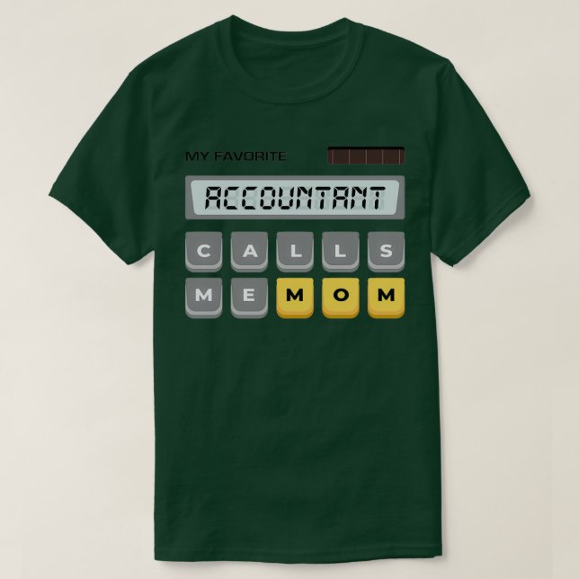 Min favoritrevisor kallar mig Mamma 2 T Shirt (Design framsida)