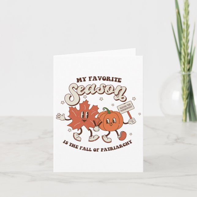 Min Favoritsäsong Är Det Patriarkala Systemets Fal Kort (Framsida)