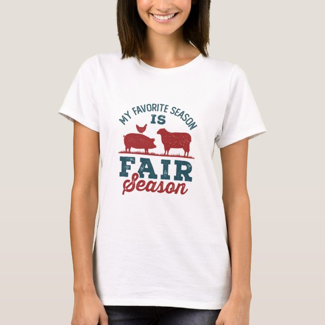 Min favoritsäsong är fair Season County T Shirt (Framsida)
