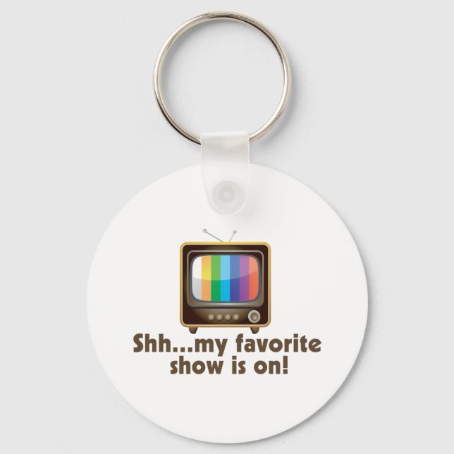 Min favoritshow finns på TV Nyckelring (Framsida)