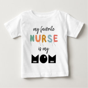 Min Favoritsjuksköterska Är Min Mamma Söt Personli T Shirt