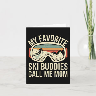 Min favoritski Buddies kallar mig Mamma Funny Wint Kort