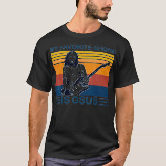 Min favoritsladd är Gsus Jesus Play Guitar Retro T Shirt