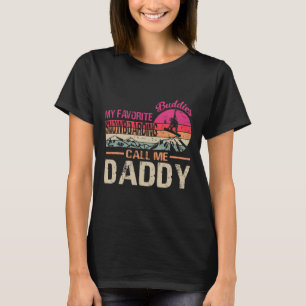 Min favoritsnurrande Buddies kallar mig pappa Vin T Shirt