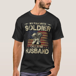 Min favoritsoldat ringer mig Make Proud Army T Shirt