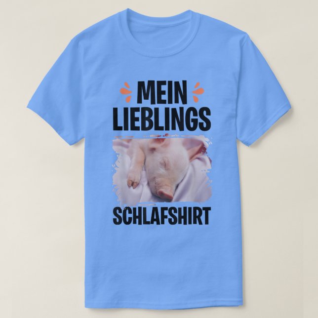Min favoritsömnskjorta tekopp gris mini gris t shirt (Design framsida)