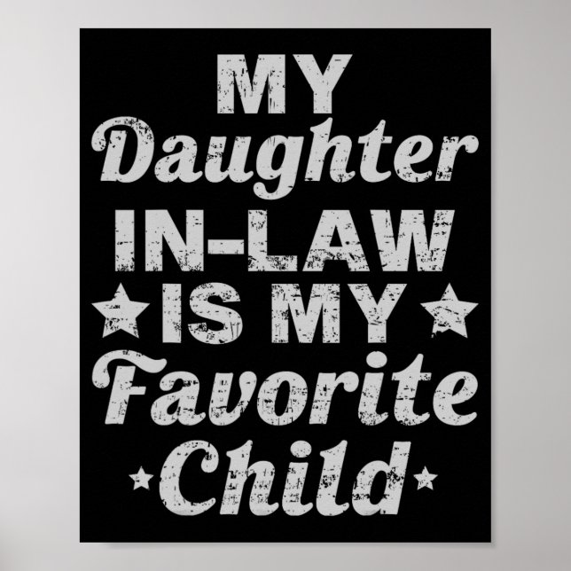 Min favoritson är min svärdotter poster (Framsidan)