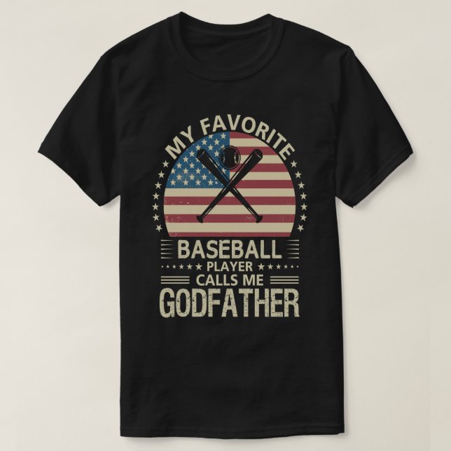 Min favoritspelare i basket kallar mig GODFATHER U T Shirt (Design framsida)