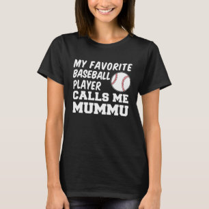 Min favoritspelare i basket kallar mig Mummu finsk T Shirt