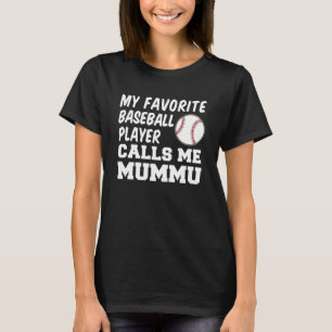 Min favoritspelare i basket kallar mig Mummu finsk T Shirt