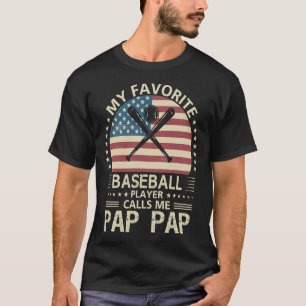 Min favoritspelare i basket kallar mig PAP PAP US T Shirt