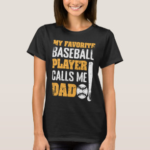 Min favoritspelare i basket kallar mig Pappa Far T Shirt