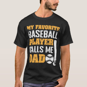 Min favoritspelare i basket kallar mig Pappa Far T Shirt