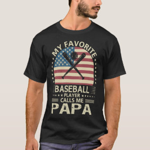 Min favoritspelare i basket kallar mig PAPPA US Fl T Shirt