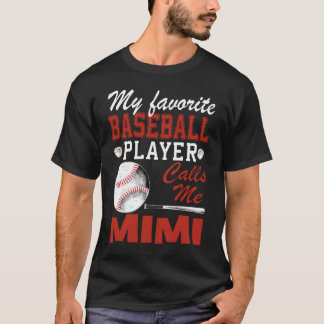 Min favoritspelare i basket ringer mig Mimi T Shirt
