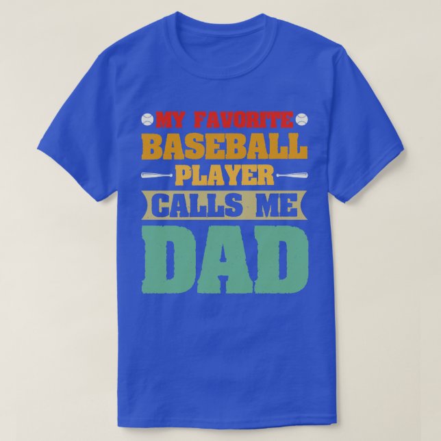 Min favoritspelare i basket ringer mig Pappa 1 T Shirt (Design framsida)
