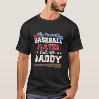 Min favoritspelare i basket ringer pappa Far T Shirt