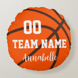 Min favoritspelare i basket rund kudde