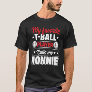 Min favoritspelare i Boll kallar mig Nonnie Mor D T Shirt