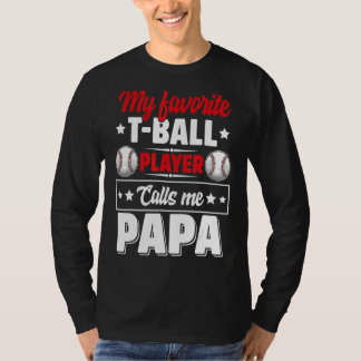 Min favoritspelare i Boll ringer mig Pappa Cute Fa T Shirt