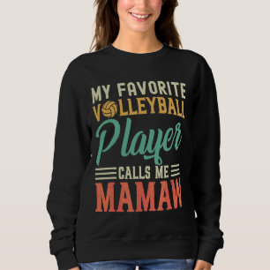 Min favoritspelare i volleyboll kallar mig Mamaw V T Shirt