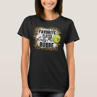Min favoritspelare kallar mig Bubbe Tennis Mor T Shirt