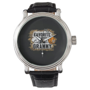 Min favoritspelare kallar mig Grammy Basketball Ju Armbandsur