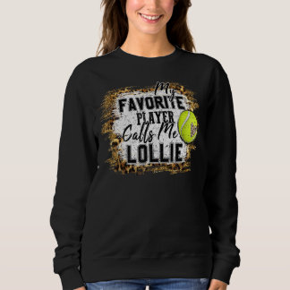 Min favoritspelare kallar mig Lollie Tennis Mor T Shirt