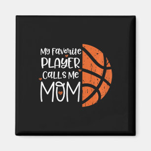 Min favoritspelare kallar mig Mamma Bysketbyll Gif Magnet