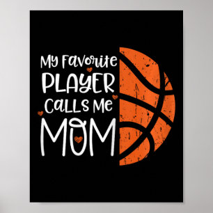 Min favoritspelare kallar mig Mamma Bysketbyll Gif Poster