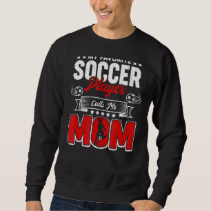 Min favoritspelare kallar mig Mamma Mammor Da Lång Ärmad Tröja