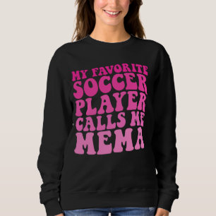 Min favoritspelare kallar mig Mema Funny Gran T Shirt