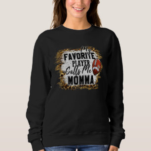 Min favoritspelare kallar mig Momma Football Mor T Shirt