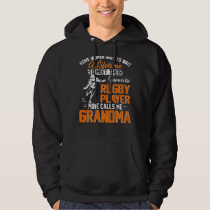 Min favoritspelare kallar mig mormor för Nan Hoodie