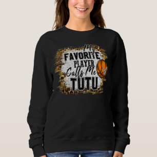 Min favoritspelare kallar mig Tutu Basketball Mor T Shirt