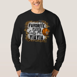Min favoritspelare kallar mig Yiayia Basketball Mo T Shirt