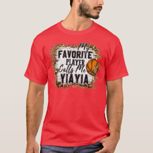 Min favoritspelare kallar mig Yiayia basketbollsmu T Shirt