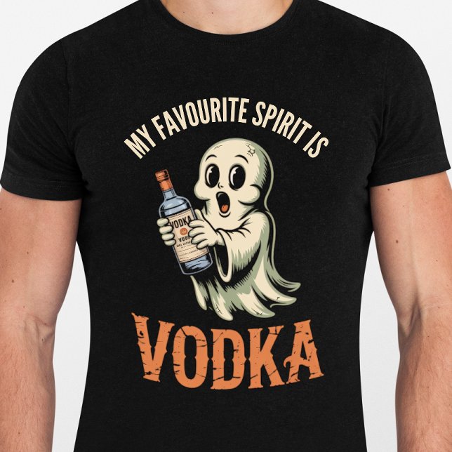 Min favoritspirti är Vodka - Funny Halloween T Shirt (Skapare uppladdad)