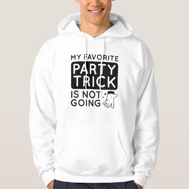 Min favoritstam Party går inte Hoodie (Framsida)