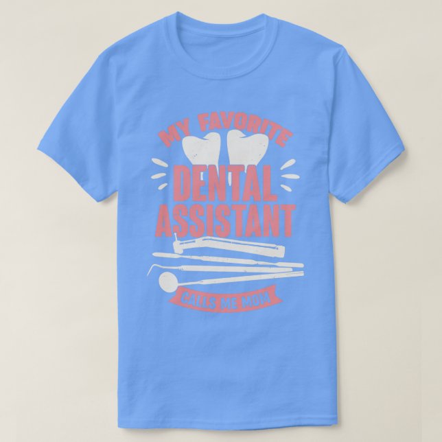 Min favorittandassistent ringer mig Mamma T Shirt (Design framsida)
