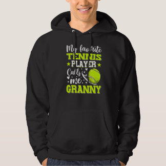 Min favorittennis Player anropar mig Granny Mor Hoodie