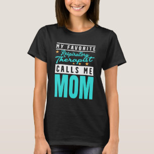 Min favoritterapi för andning kallar mig Mamma T Shirt