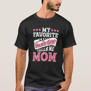 Min favorittwirler kallar mig Mamma Dancing Baton T Shirt
