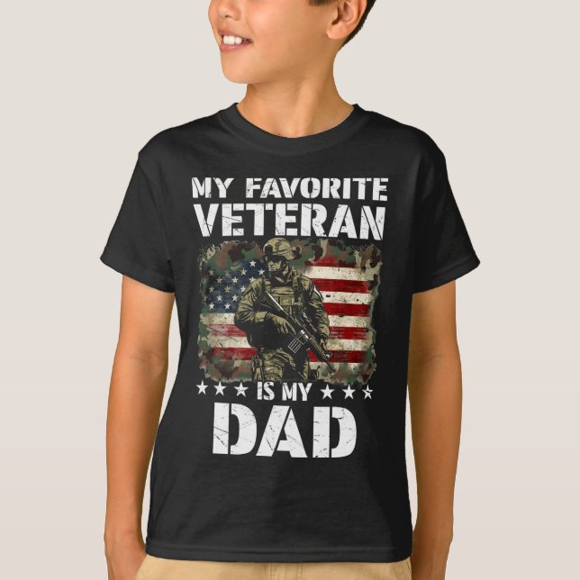 Min favoritveteran är Memoria från Pappa-veteranda T Shirt (Framsida)
